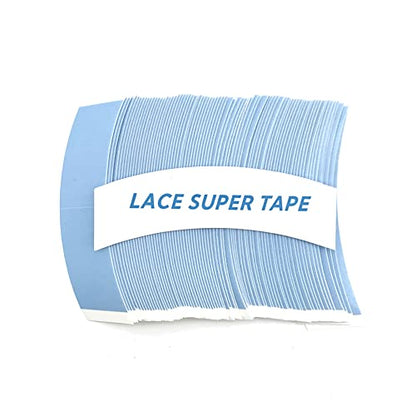 Eumos 80pcs Wig Tape - Double Sided Waterproof Adhesive Tape for Lace Wig Toupee (Blue) - color: Blue80 piece