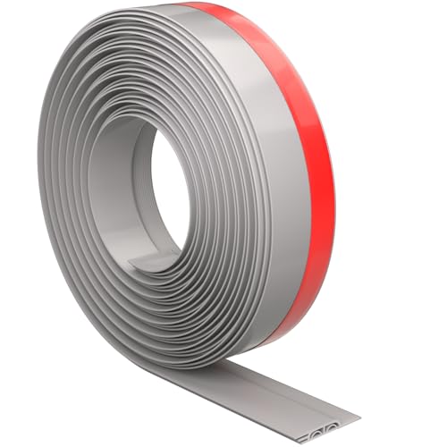 KNEELISA 78" Gray Under Door Draft Stopper Exterior,Bottom Door Sweep Sound Proofing,Soundproofing Noise Blocker,Gap Filler Soundproof Seal Strip - color: Gray, size: 78 Inch