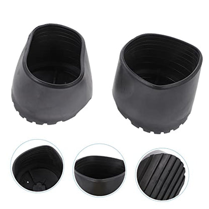 2pcs Folding Ladder Feet Covers Non-Skid Pads for Stability and Floor Multipurpose Foot Caps for Extension Ladders Material - size: 8X8CM