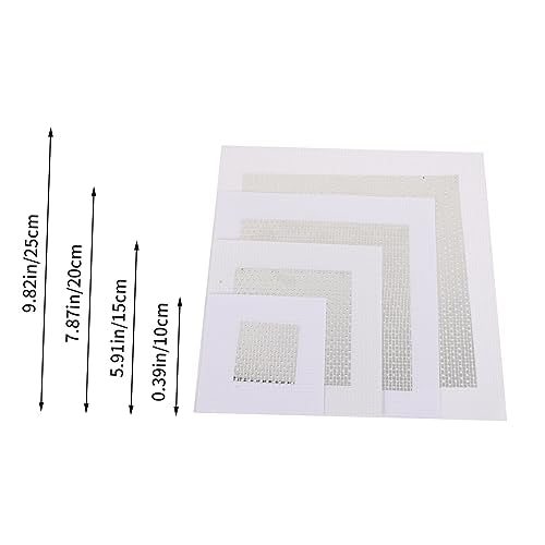jojofuny 12pcs Mesh Wall Patches Dry Wall Patch Self-Adhesive Drywall Repair Kit Suitable for Home Repairing Supplies
