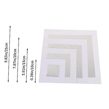 jojofuny 12pcs Mesh Wall Patches Dry Wall Patch Self-Adhesive Drywall Repair Kit Suitable for Home Repairing Supplies