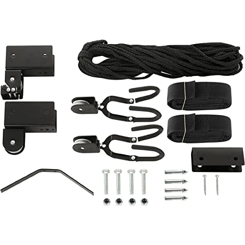 RAD Sportz Kayak Storage Hoist - Overhead Pulley System with 125lb Capacity for Canoes, Bikes, Ladders, and More - for up to 12-Foot Ceilings - size: 2 Pack