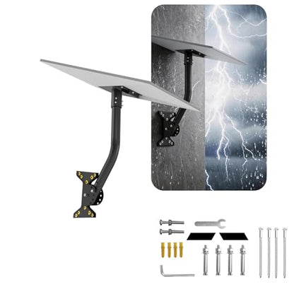 Starlink Gen 3 Mounting Kit for Roof, Pole & Wall Installations, Heavy Duty Adjustable Mounting Bracket with Accessories, Weatherproof Outdoor Satellite Dish Mount
