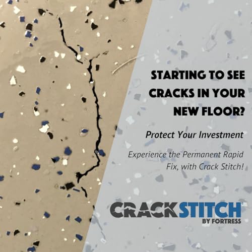 CrackStitch 15pk Concrete Crack Repair Kit|DIY Foundation Crack Repair|Basements, Garages, Pools, Floors, Wall & Block|Carbon Fiber/Kevlar Concrete Reinforcement