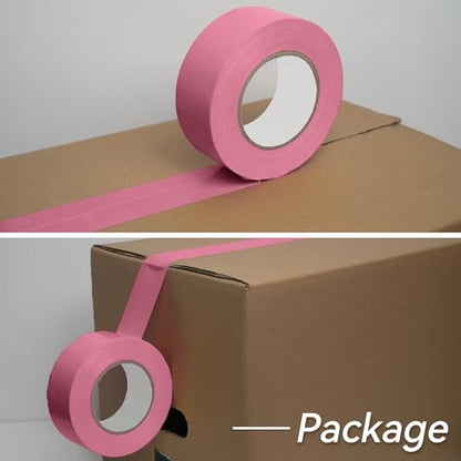 Reniteco Pink Duct Tape- 2 inches x 45 Yards, Heavy Duty Duct Tape, Waterproof, Resistant, NO-Residue, UV Blocking, Pack of 1 - color: Pink, size: 2in*45yard