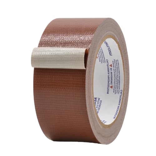 MAT Duct Tape Brown Industrial Grade, 2 inch x 60 ft. Waterproof, UV Resistant for Crafts, Home Improvement, Repairs, & Projects - color: Brown
