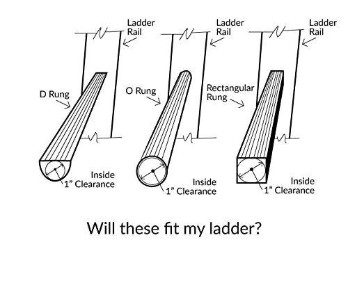 Ladder Stabilizer Standoff Brackets with Silicone Elbows (Sold in Pairs)