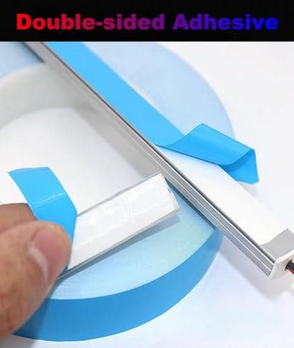 Thermal Tape 0.5 inch x 66Feet Heat Transfer Double Sided Tape with Strong Adhesive, for Mounting CPU Heatsink, Fixed Rug, Install LED Light Strips, Woodworker Item, Arts & Crafts, DIY Gift Decorate - size: 0.5nch X 66feet
