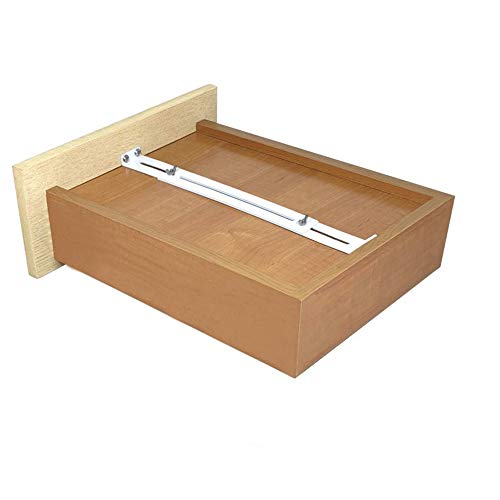 FRMSAET Drawer Repair Kit - Used to Reinforce and Repair Wooden/MDF/Chipboard Drawers Cabinet Reinforcement Heavy Duty Steel Hardware Furniture Accessories - Includes Screws (1 Pack) - size: 1 Pack
