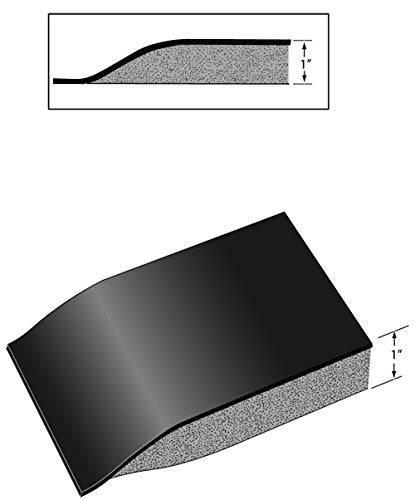 Rhino Mats HDT24DSX2 Heavy Duty Top, 2' x 2', 1", Vinyl, Black - size: 2' x 2', style: 1" THICKNESS
