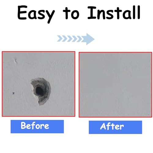 3 Pieces 7.87 Inch Drywall Repair Patch,Drywall Repair Patch Self Adhesive Drywall Patch and Fiberglass Repair Kit,Heavy Duty Dry Wall Hole Repair Patch for Drywall Plasterboard,Plaster Dent Repair