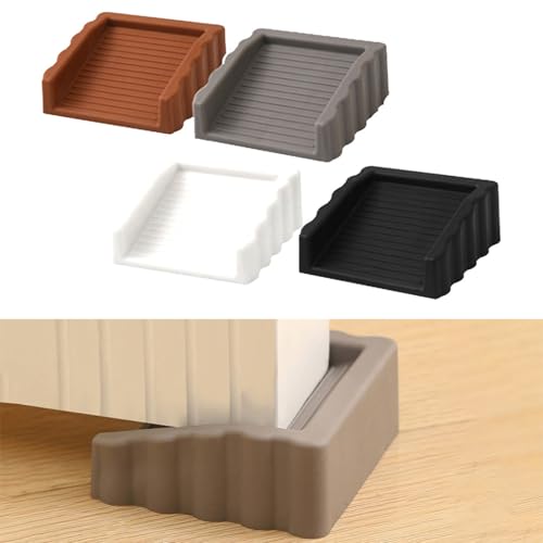 4Pack Door Stoppers Doorstop, Rubber Door Stoppers Wedge, Doors Stops for Door, Rubber Door Stopper Wedge, 4 Colors Door Stop - color: Colorfull