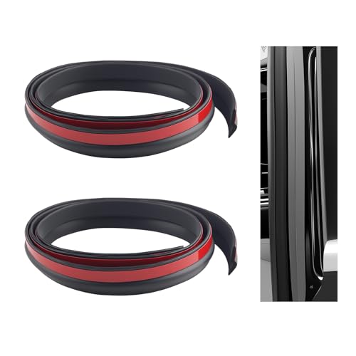 2PCS 3.28Ft Automotive Weather Stripping Door Seal,Thickened Car Door Weather Stripping for Noise & Dust Protection,Self-Adhesive Car Rubber Edge Trim Cars Accessories (A-Pillar) - color: A-Pillar