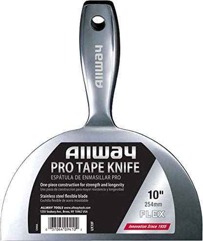 ALLWAY UX10F Premium One-Piece Flex Stainless Steel Joint Knife, 10" - size: 10"