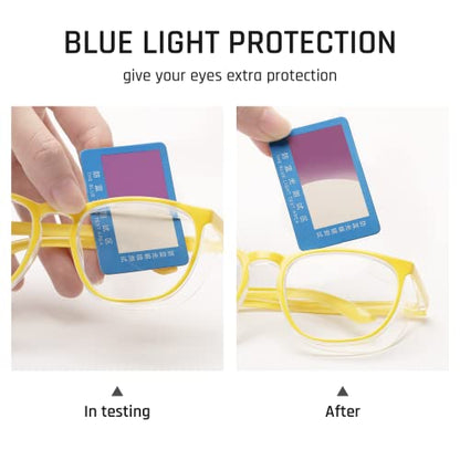 Stylish Safety Glasses, Clear Anti-Fog Anti-Scratch Protective Glasses For Men And Women - color: Lemon Yellow