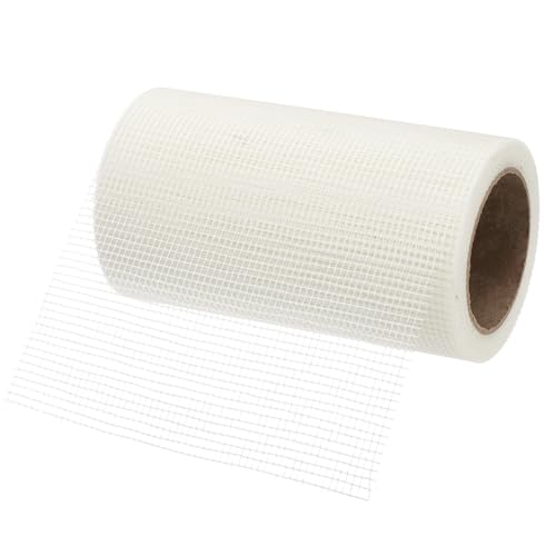 PATIKIL Drywall Repair Mesh Tape, 8 inch x 82 ft Fiberglass Repair Patch Self-Adhesive Dry Wall Joint Tape 8 Mesh Wall Hole Crack and Seam Patch, White - size: 8 inch x 82 Feet