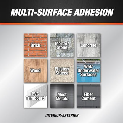 DAP All Purpose Adhesive and Filler, Gray, 8.6 Oz (7079828000)