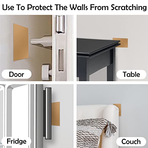 Rubber Bond Self-Adhesive Rubber Wall Outlet Cover Plate - 5 Pack, 5x3 Inch, Screwless Design, Easy Peel & Stick Drywall Hole Patch (Brown) - color: Brown