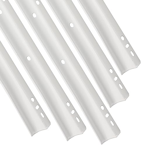 MOUYAT 6 Pairs 16 inch Bottom Mount Drawer Slide, Heavy Duty Drawer Rails with Mounting Screws, Replace Drawer Track Hardware, Fits Bottom/Side-Mounted Drawer, White