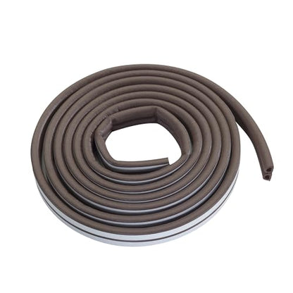 M-D Building Products 63602 1/4 in. x 5/16 in. x 17 ft. Brown Premium Rubber Window Seal for Medium Gaps - color: Brown, size: 1/4 in. x 5/16 in.