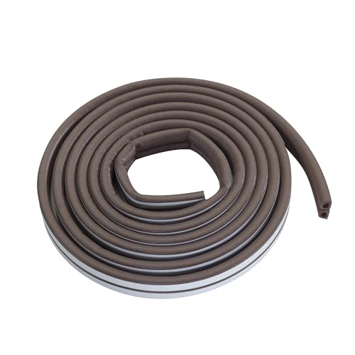 M-D Building Products 63602 1/4 in. x 5/16 in. x 17 ft. Brown Premium Rubber Window Seal for Medium Gaps - color: Brown, size: 1/4 in. x 5/16 in.