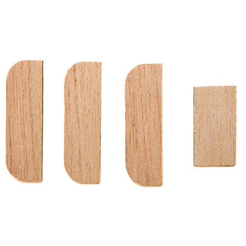 The Hinge Hider Original Door Hinge Filler Plates 3.5 inch Wood (8 Pieces)