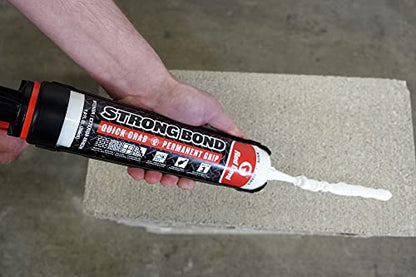 Red Devil 0956 Strong Bond Hybrid Polymer Construction Adhesive and Sealant, 9 Oz., White, 1 Pack - style: 1 Pack