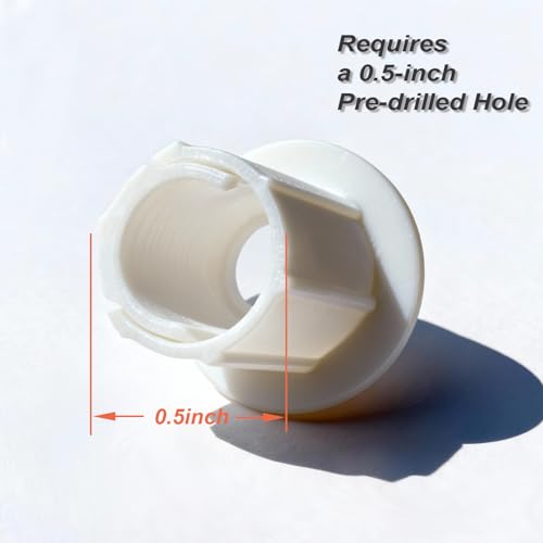 3/4 inch Wall Hole Cable Feed Through Bushings for Starlink Masonry Routing Kit Ethernet Cable grommet, 2 PCS Snap on Wall Bushing for Starlink Cable Router and Ethernet Adapter - White - style: 3/4 inch wall hole for Starlink Ethernet Cable
