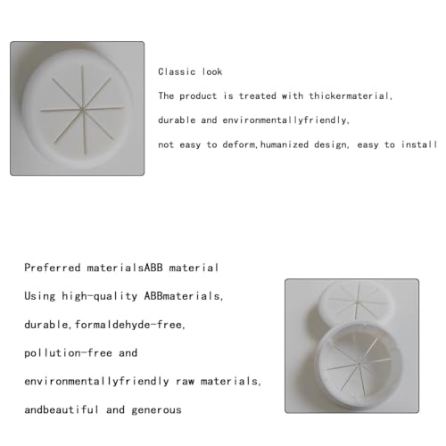 2 Pcs 2 Inch (50mm) Cable Grommet, Flexible Desk Hole Cover,Flexible Desk Grommet, Flexible Desk Grommets, Flexible Desk Cord Grommets, Flexible Desk Cable Grommet (White) - color: White