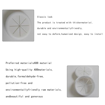 2 Pcs 2 Inch (50mm) Cable Grommet, Flexible Desk Hole Cover,Flexible Desk Grommet, Flexible Desk Grommets, Flexible Desk Cord Grommets, Flexible Desk Cable Grommet (White) - color: White