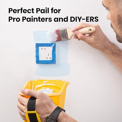 VOOMEY 24PCS Paint Pail Liners, Plastic Disposable Bucket Liner Set for Paint Cups,Holds Up to A Quart of Paint or Stain(Only Applicable to VOOMEY 4 inch Handheld Paint Cup) - color: 24 Pcs Paint Pail Liners
