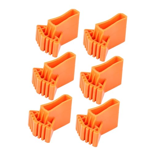 Alipis 6pcs Non-Slip Ladder Feet Mat Plastic Foot Cushion Anti-Skid Folding Ladder Covers Stabilizer Accessories for Safe Climbing