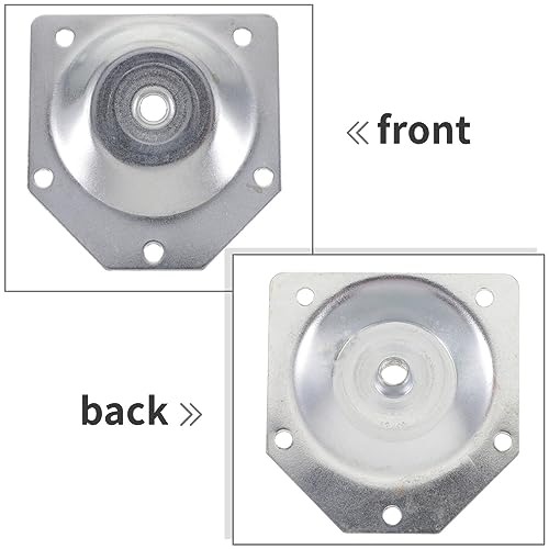 Veemoon Hardware for Solid Wood Legs 4pcs Angled Leg Fixing Plate Bracket for European Style Tables Chairs