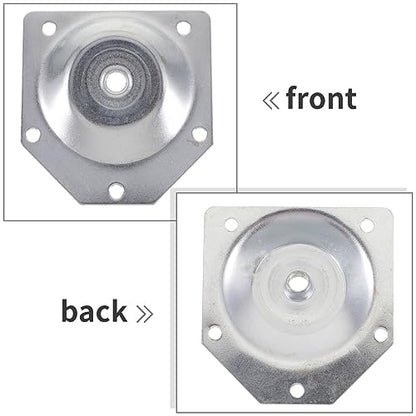 Veemoon Hardware for Solid Wood Legs 4pcs Angled Leg Fixing Plate Bracket for European Style Tables Chairs