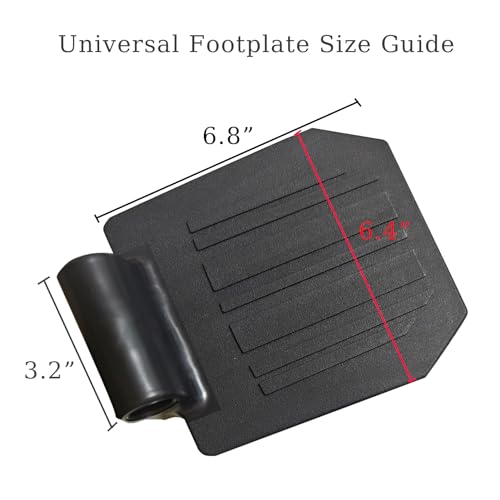 1 Pair of Universal Footplate for The Wheelchair, Transport Chair Footrest Elevating Leg Rests Replacement Parts for Standard Wheelchair Repair Parts