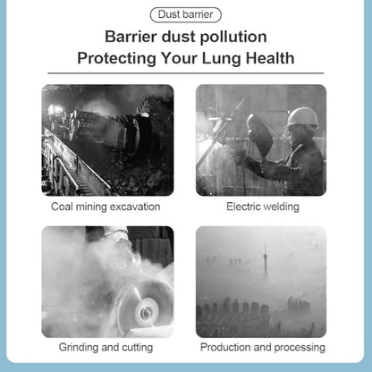 Breathing Safety Mask Washable sanding respirator kit | Dust Proof Respirator for Painting, Carpentry, Grinding - color: Mask Set 1 Set