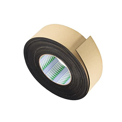 uxcell Sealing Foam Tape 50mm Wide 1.5mm Thick 10m/32.8ft Long, EVA Self Adhesive Weather Strip for Window Door Insulation - size: 50mmx1.5mmx10m