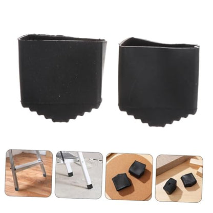 Homoyoyo 4pcs Non Slip Ladder Pads Ladder Foot Covers for Stairs Home Staircase Safety Mats