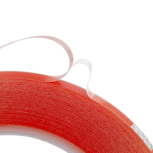 5mm x 25M (0.2" Width x 82FT) Clear Double Sided Strong Adhesive Tape, Transparent Acrylic Tape for Phone Laptop LCD Screen Repair - size: 5mm