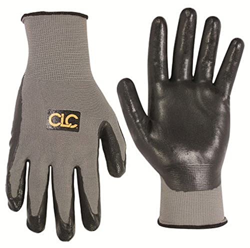 Custom Leathercraft 2033XL Nitrile Gripper Gloves, Extra Large - size: X-Large