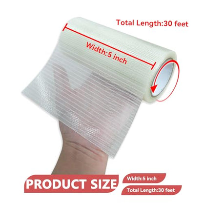 Birllaid RV Awning Repair Tape for Tent,Tarp, Boat Covers Repair Tape,RV Awning, Sail Tape, Tear Repair Patch Kit, Waterproof 5 Inch x 30FT - color: Clear, size: 5 Inch x 30FT