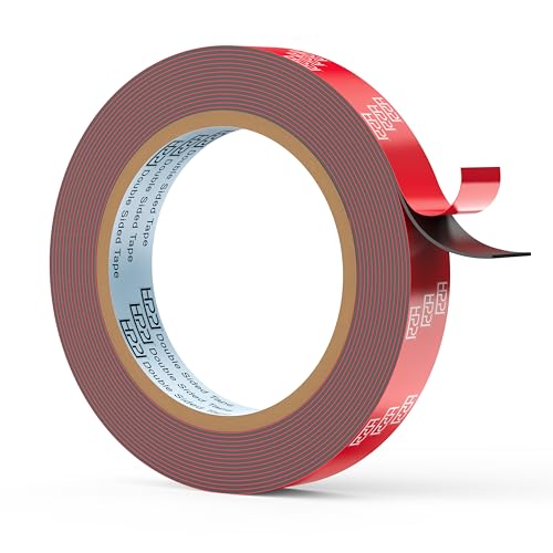 HPP Double Sided Tape, Heavy Duty Tape, Strong and Permanent for Outdoor and Indoor (0.75 in x 16 ft) - size: 0.75in x 16ft