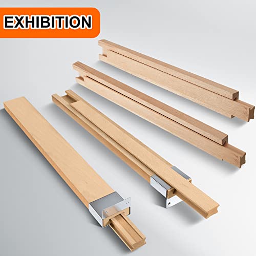 Maitys 2 Pcs Wood Drawer Slides Bottom Mount Classic 16 Inches Center Guide Track with Metal Slide Glides Traditional Wooden Drawer Rails for Dresser Replacement - size: 16 Inches