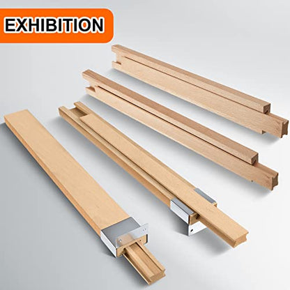 Maitys 2 Pcs Wood Drawer Slides Bottom Mount Classic 16 Inches Center Guide Track with Metal Slide Glides Traditional Wooden Drawer Rails for Dresser Replacement - size: 16 Inches