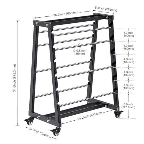 SELEWARE Heavy-Duty 8-Rod Wire Spool Rack – 400lb Capacity Cable Caddy & Dispenser with Locking Wheels, Adjustable Spool Rods for Electrical, Industrial & Retail Use - color: D: Black Wire Spool Rack With Wheels