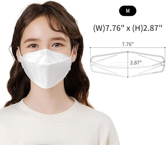 Dr.Puri [20 Pack] New Micro-Dust Protection Face Premium Mask (KF94) - color: White
