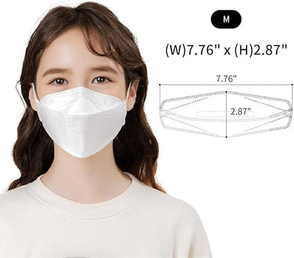 Dr.Puri [20 Pack] New Micro-Dust Protection Face Premium Mask (KF94) - color: White