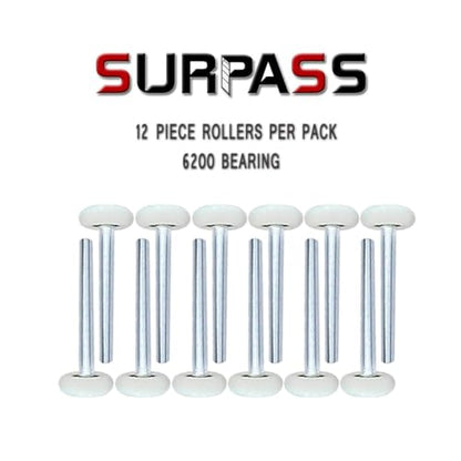 Surpass Garage Door Hardware Kit Roller/Hinge/Top Bracket/Wire Rope (for 8' Height Garage Doors)