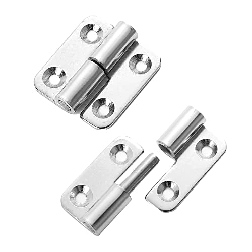Slip Joint 1.5" Stainless Steel Lift-Off Hinges, Detachable & Removable, Left & Right Handed