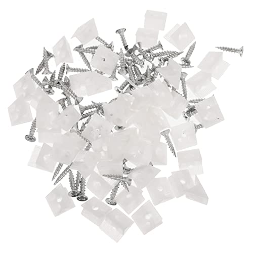100Pcs Bottom Wedges for Furniture Reinforcement Angle Corner Braces Durable Dresser Drawer Repair Kit Easy Installation for Cabinet Shelves